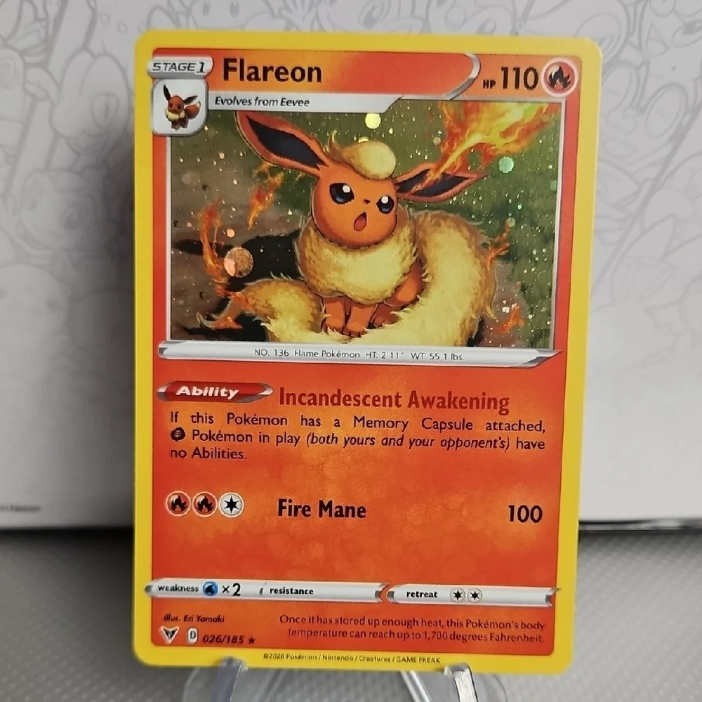 Flareon 026/185 Pokemon TCG Holo Rare